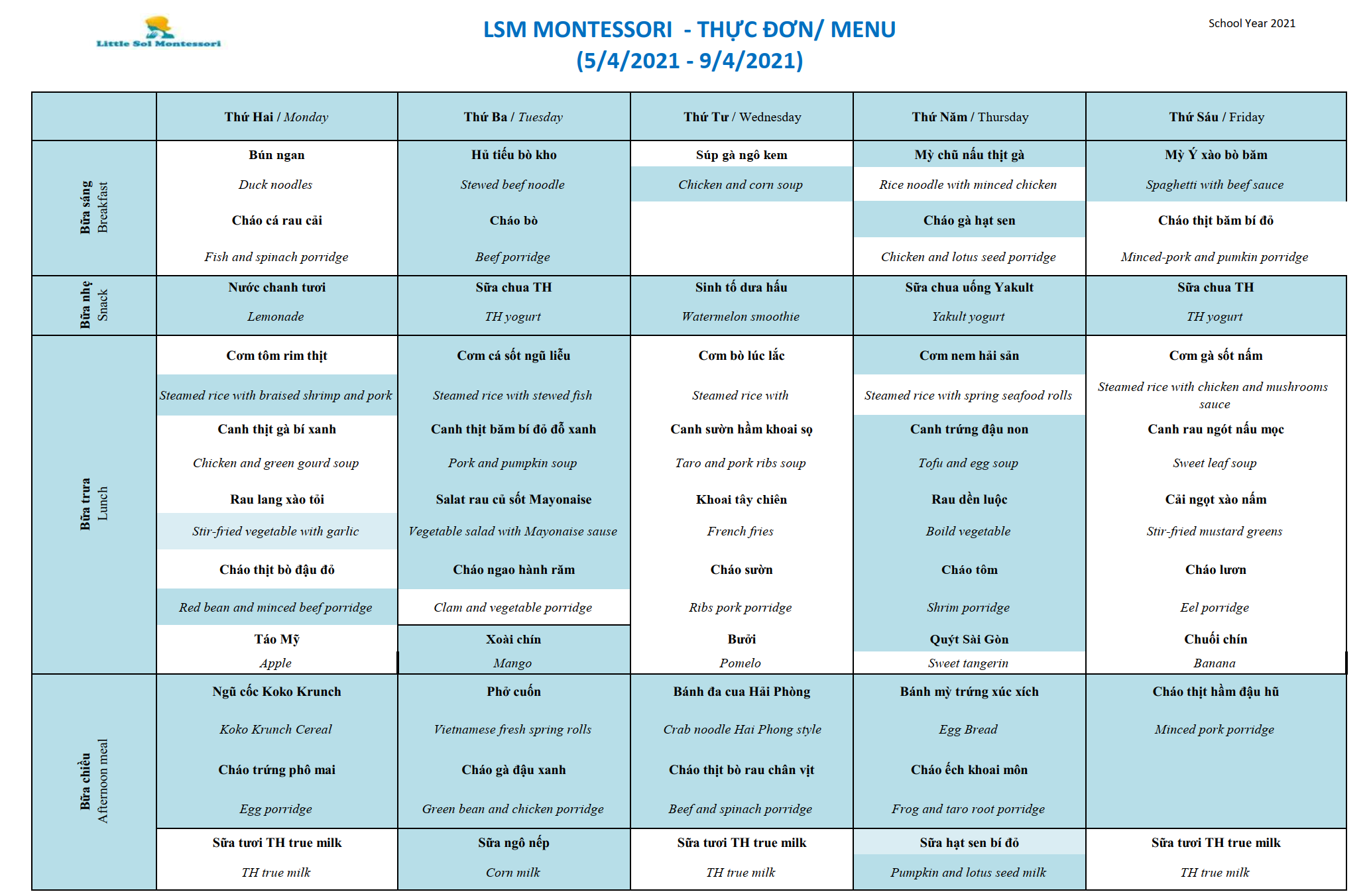 thuc don tuan 1